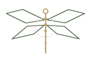 Sacred Calyx dragonfly